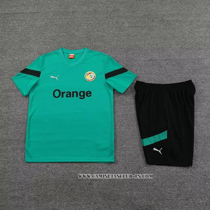 Chandal del Senegal 23-24 Manga Corta Verde - Pantalon Corto